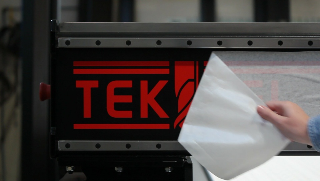 Tekcel CNC Router Sticker Application