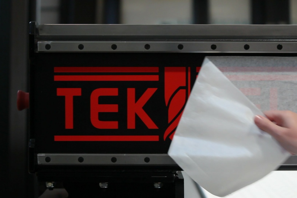 Tekcel CNC Router Sticker Application