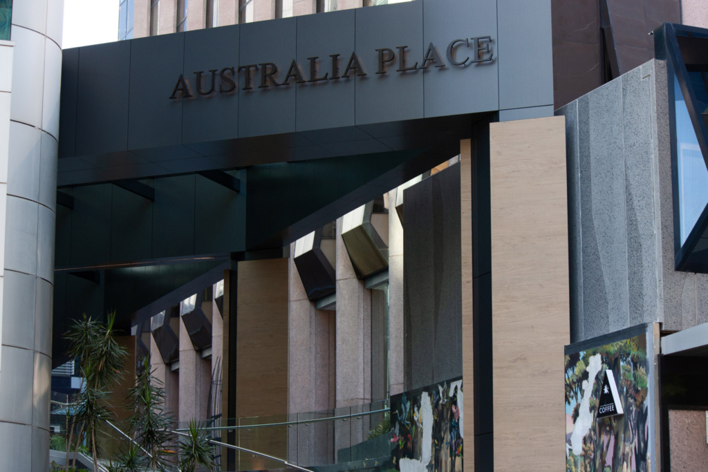 Australia Place building cladding