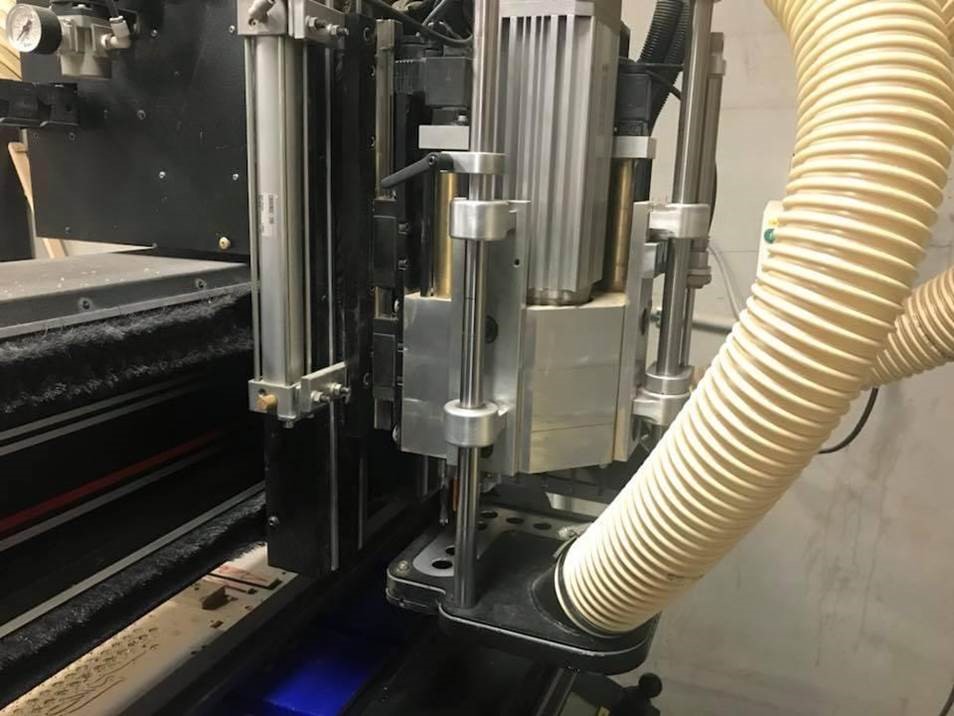 Tekcel E Series CNC Router with Multibore Drill Head-2