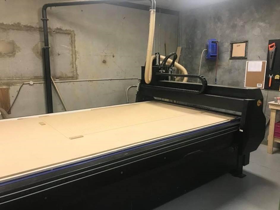 Tekcel E Series CNC Router with Multibore Drill Head-7